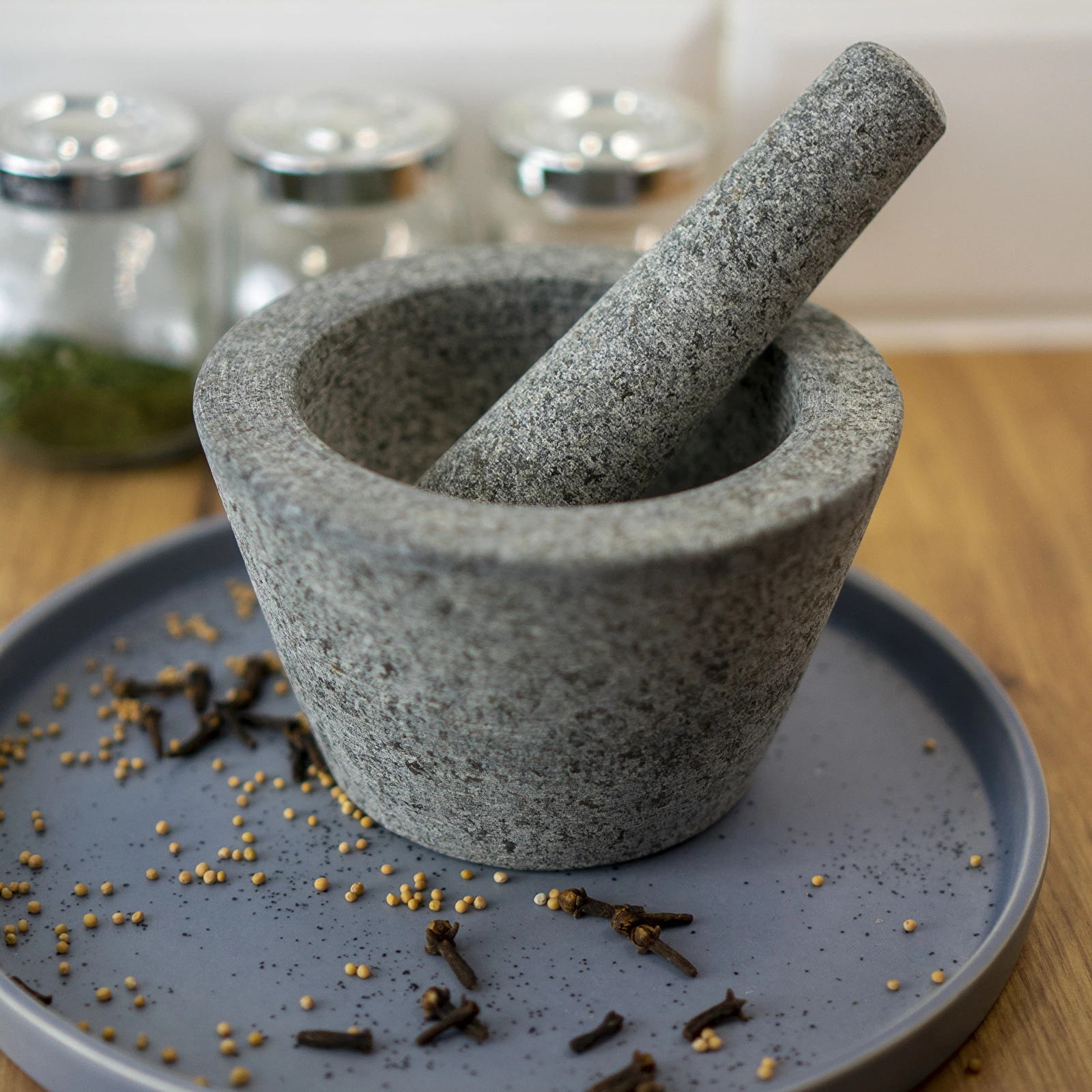 Granite mortar and pestle – 13cm