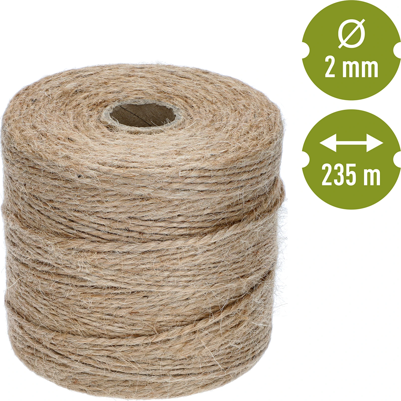 Orbit SMG12107W 250' Roll Of Natural Jute Brown Twine - Quantity of 6