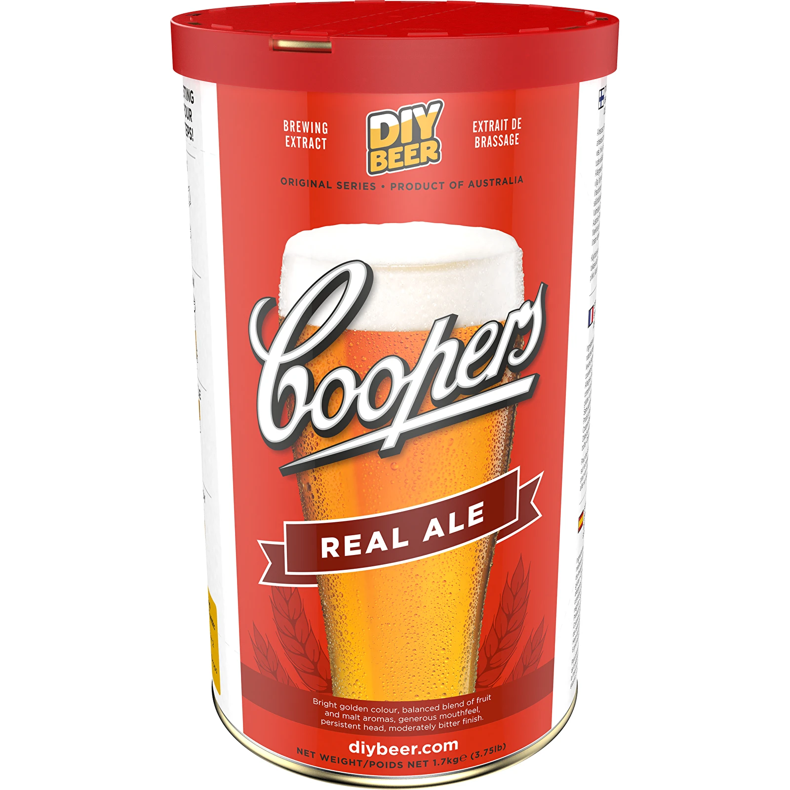 Coopers Real Ale 1.7 kg Malto per Birra - Iuzzolini Fortunato