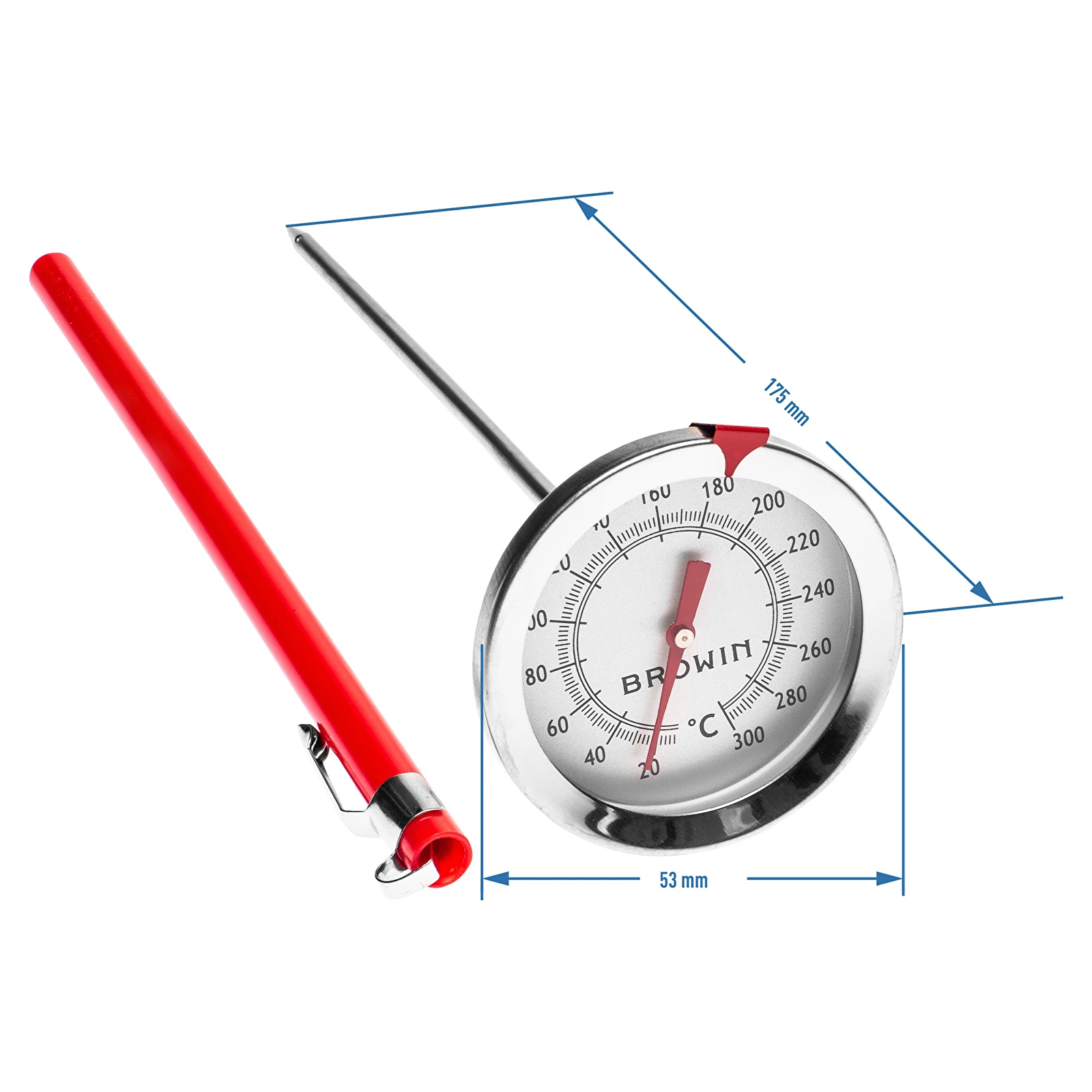 Meat roasting thermometer , 0°C +120°C (food) - symbol:100600