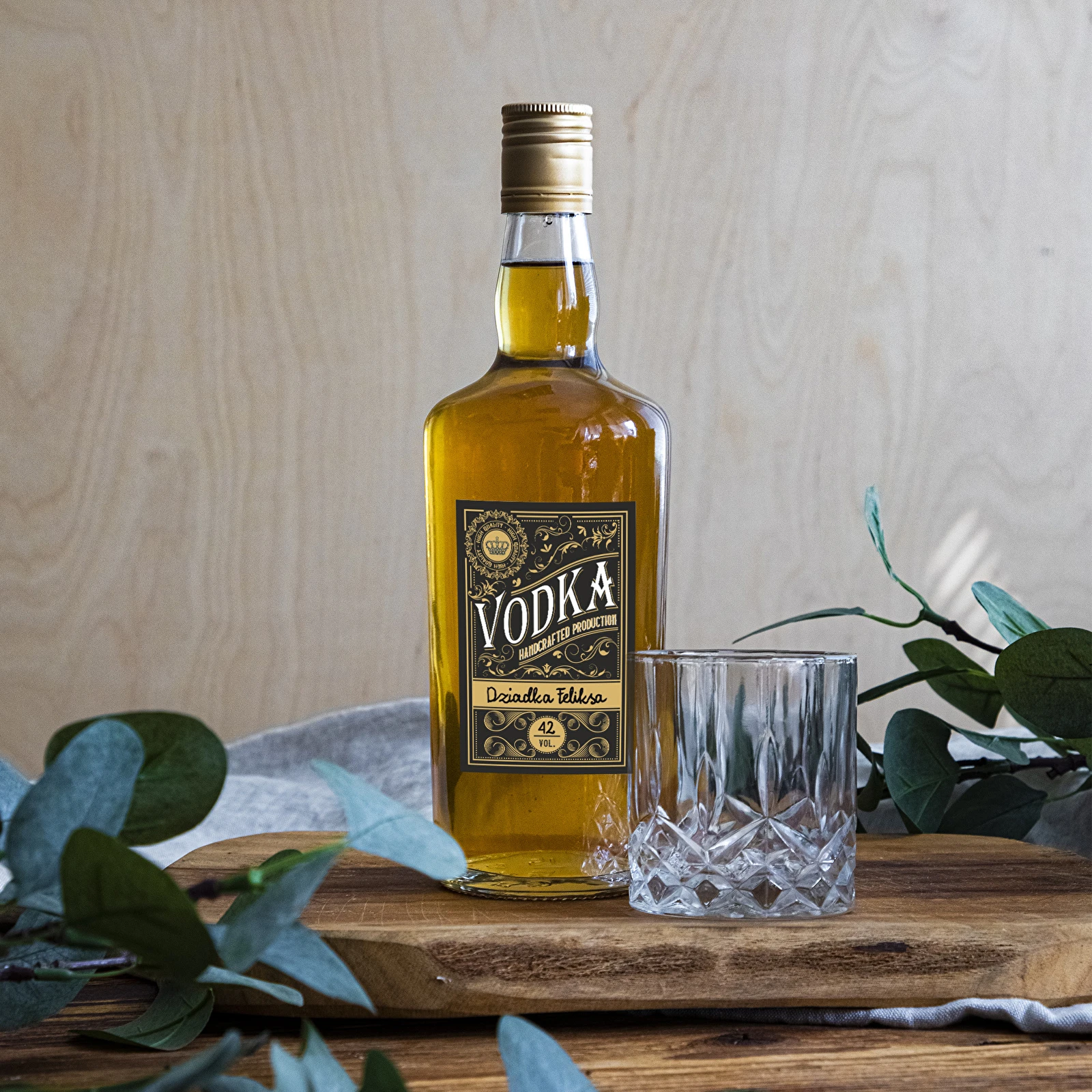 Auto-adhésif autocollant Brandy Whisky Vodka Cricut Étiquette de