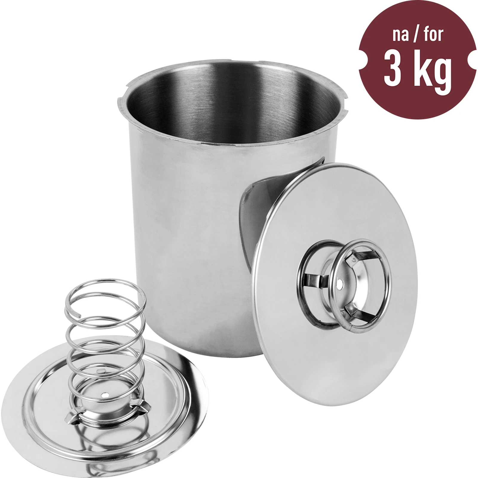 Stainless steel press ham maker / pressure ham cooker 0,8 kg (ham cookers  and bags) - symbol:313008