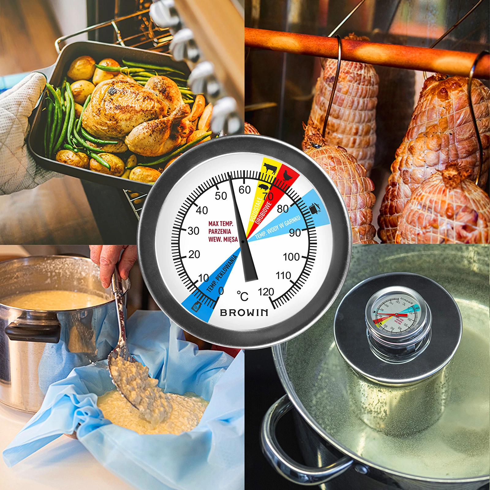 Meat thermometer ham smoker  CATEGORIES \ Kitchen \ Thermometers