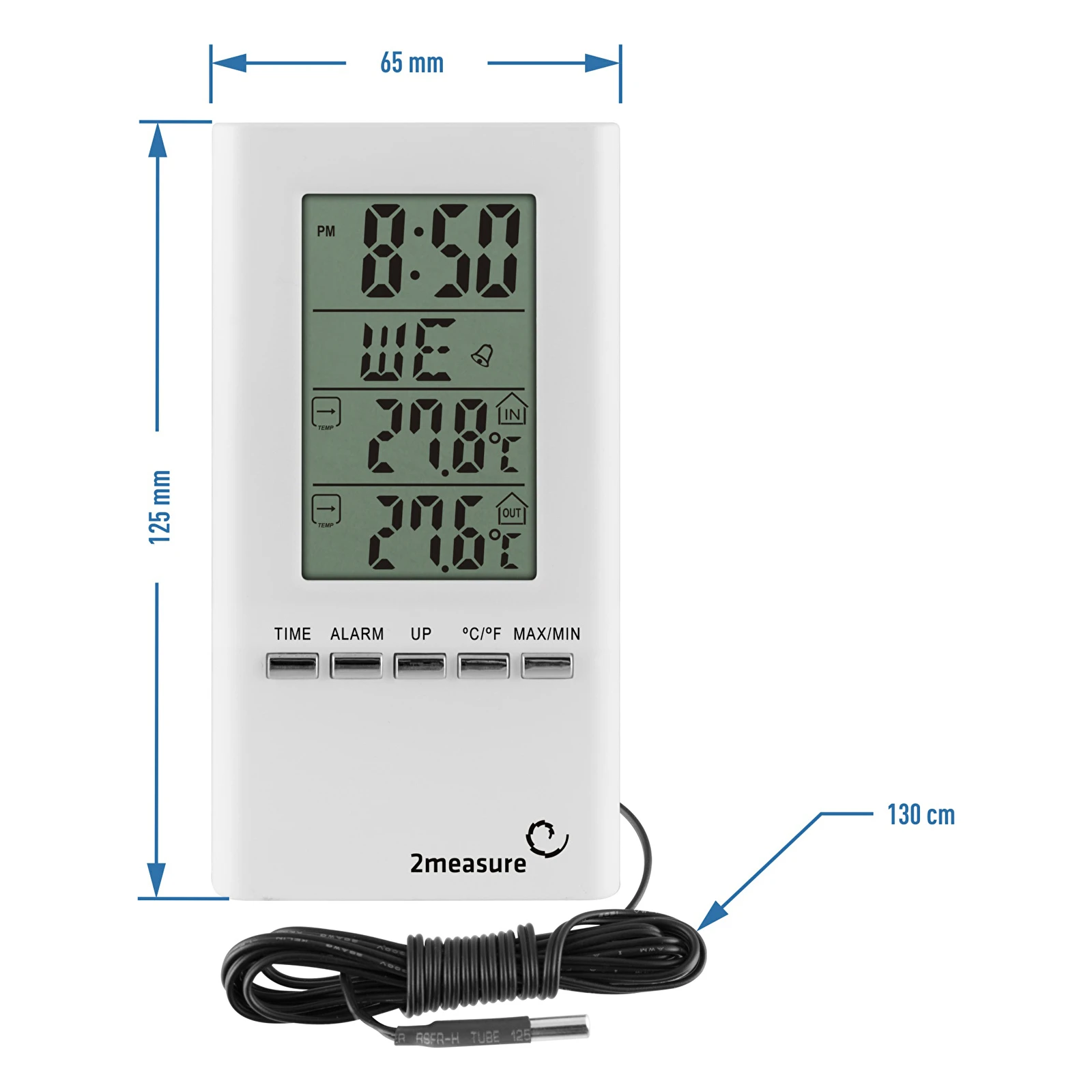 THERMOMETER Room Temperature Gauge -30~50°C Inside Outside Wall