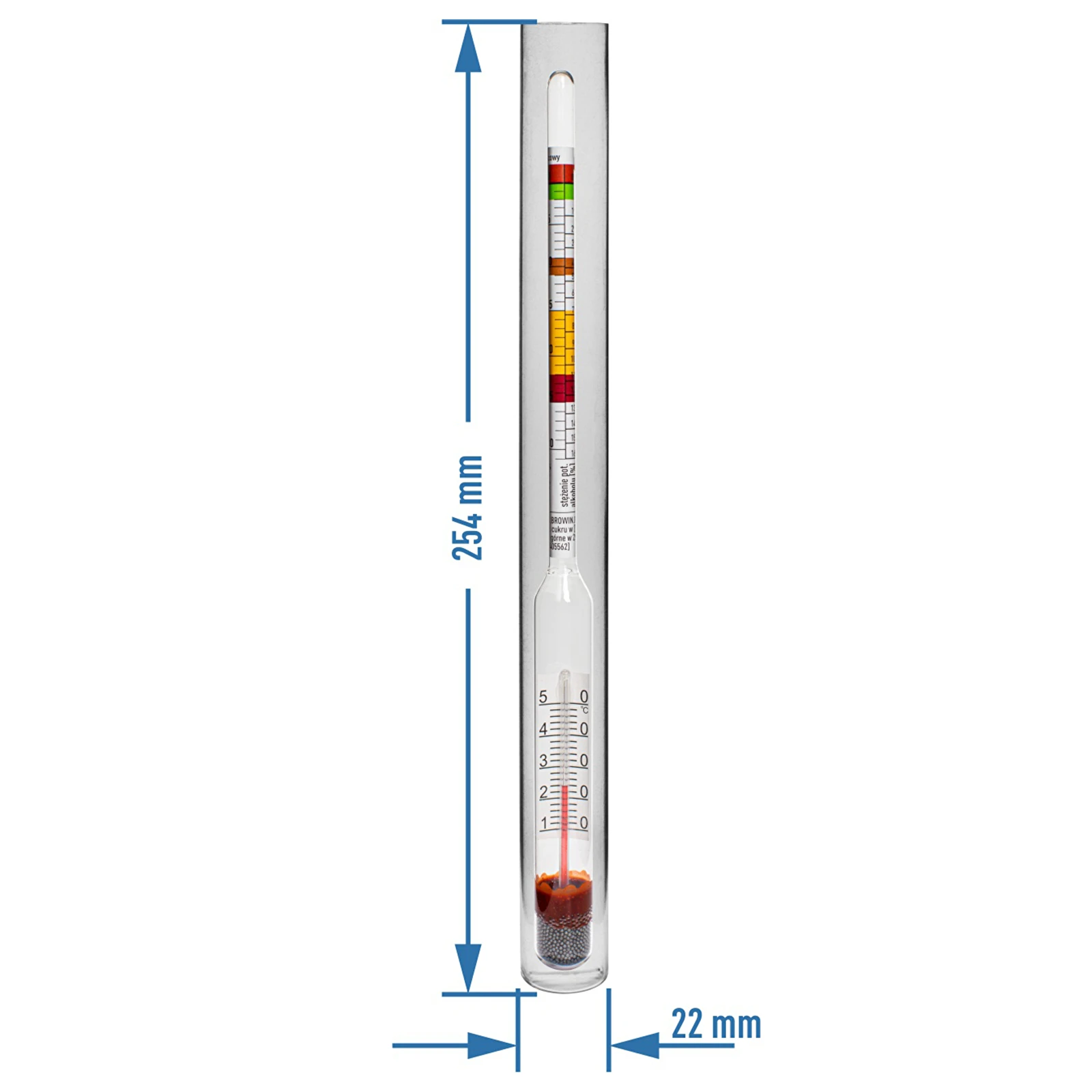 3pcs set Alcohol Meter Measuring Instrument Vinometer Thermometer