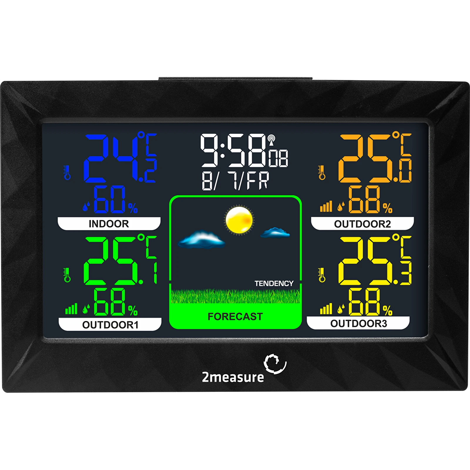 Weather station - electronic, RCC, sensor, thermometer and hygrometer  (electronic) - symbol:250202