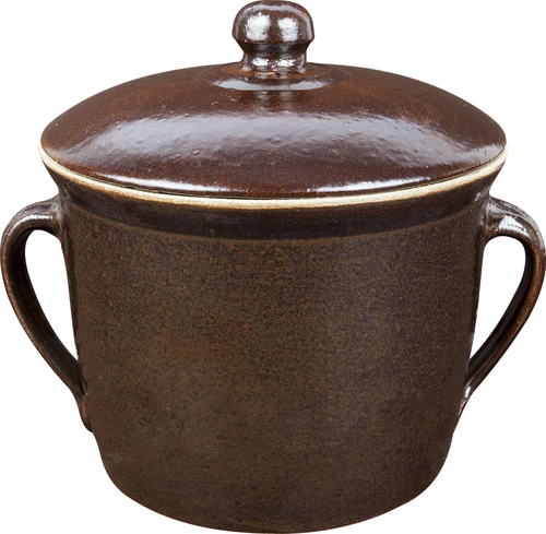 1,8l Stoneware / crock pot with lid  - 1 ['cabbage fermentation pot', ' pot for pickled cucumbers', ' fermentation pot', ' 50l cabbage fermentation pot with water jacket', ' 50l cabbage fermentation pot', ' 20l cabbage fermentation pot with flange', ' fermentation clay pot', ' bolesławiec fermentation pots', ' castorama cabbage fermentation pot', ' 10l cabbage fermentation clay pot', ' rustic pot']