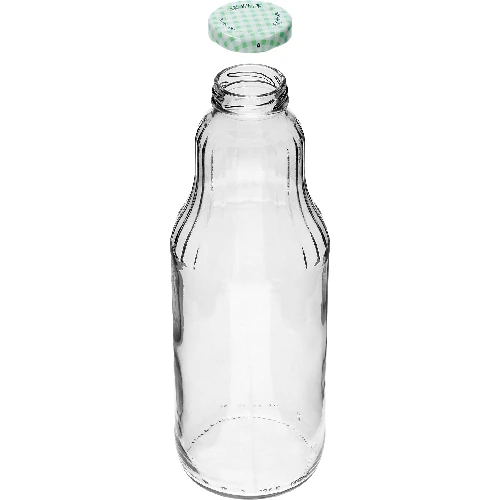 Glass juice bottle 1000ml(1l), TO-43 - 1183pcs.