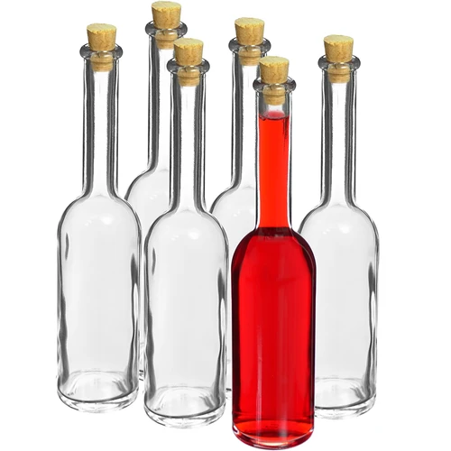 100 ml glass bottle with cork top KK14/10 , 6pcs. - 2 ['glass bottle gift', ' empty bottles 200ml', ' bottles for liquor', ' bottles to fill', ' glass bottles of liquor', ' mini bottles', ' bottles glass', ' glass bottle', ' bottles with corks', ' small bottles', ' empty bottles']