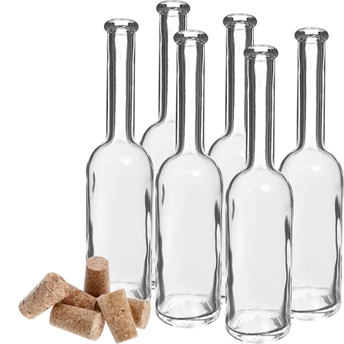 100 ml glass bottle with cork top KK14/10 , 6pcs. - 3 ['glass bottle gift', ' empty bottles 200ml', ' bottles for liquor', ' bottles to fill', ' glass bottles of liquor', ' mini bottles', ' bottles glass', ' glass bottle', ' bottles with corks', ' small bottles', ' empty bottles']