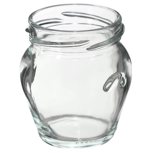 106 ml Amphora twist-off jar with colourful Ø53 lid - 8 pcs - 4 ['set of jars', ' jam jars', ' preserve jar', ' jar for preserves', ' jars with twist-off lids', ' Ø53 jars', ' jars with colourful lids', ' jars for preserves', ' weck-type jars', ' jars for meat', ' jar meat', ' jars for pasteurising', ' jarred meat', ' amphora jar']