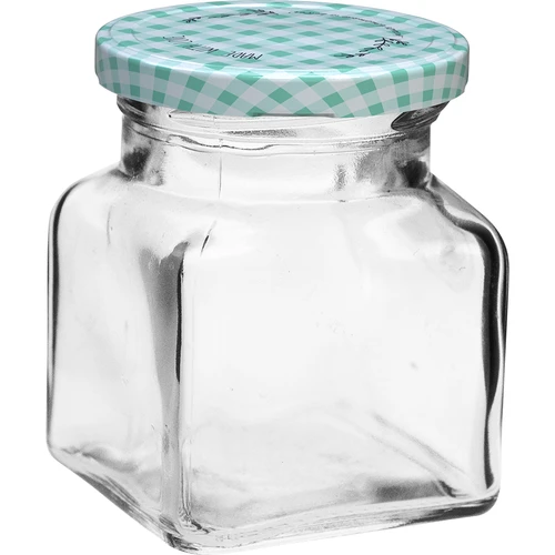 120 ml twist off Four Cornners glass jar, lid fi 53 - 6 pcs - 2 ['jars', ' small jars', ' jar', ' glass jar', ' glass jars', ' jar with lid', ' jars for preserves', ' canning jars', ' jars for spices', ' jam jar', ' jar for jam', ' honey jar', ' jar for honey']