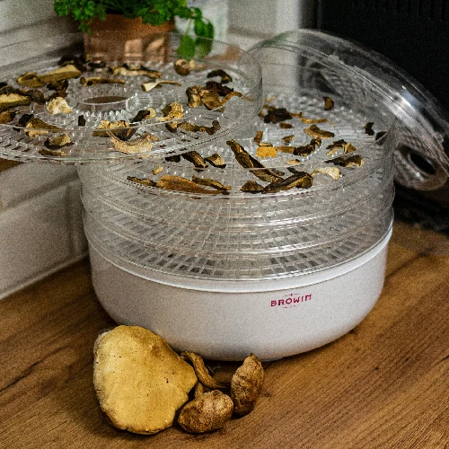 13,5 L Food dehydrator , 5 trays , white colour - 10 ['food dryers', ' mushroom dryer', ' fruit dryer', ' vegetable drying', ' meat drying', ' vegetable dryer', ' food drying', ' drying of food', ' kitchen dryer']