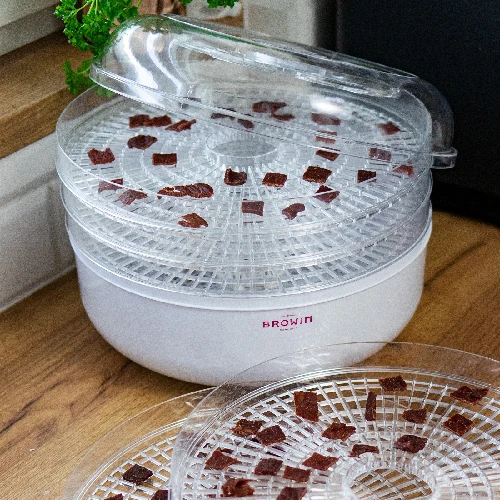 13,5 L Food dehydrator , 5 trays , white colour - 15 ['food dryers', ' mushroom dryer', ' fruit dryer', ' vegetable drying', ' meat drying', ' vegetable dryer', ' food drying', ' drying of food', ' kitchen dryer']