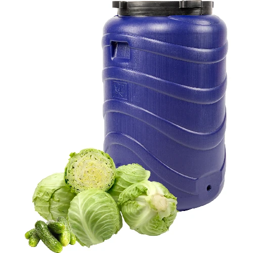 130 L Barrel / Drum , blue colour - 3 ['pickling barrels', ' cucumber barrel', ' cabbage barrel', ' cucumber pickling barrel', ' cabbage pickling barrel', ' rain barrel', ' barrel for collecting rainwater', ' lockable barrel', ' food barrel', ' barrel with screw cap', ' plastic barrel', ' good barrel', ' blue barrel']