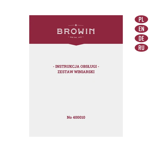 15 L winemaking kit with a glass demijohn - 11 ['wine set', ' wine accessories', ' gift idea', ' how to make wine', ' wine balloon', ' wine yeast', ' for 15 l of wine', ' for wine', ' broth', ' wine meter', ' potassium metabisulphite']