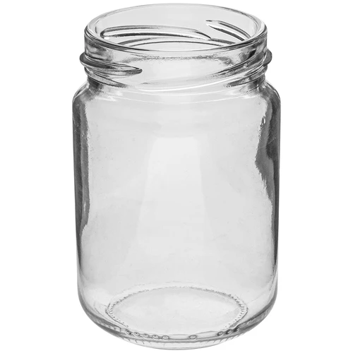 156 ml twist off glass jar with a coloured lid fi 53 - 6 pcs - 4 ['jars', ' small jars', ' jar', ' glass jar', ' glass jars', ' jar with lid', ' jars for preserves', ' canning jars', ' jars for spices', ' jam jar', ' jar for jam', ' honey jar', ' jar for honey']