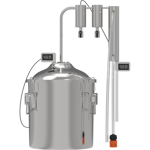 18 L classic Convex still - 2 clarifiers  - 1 ['Browin still', ' modular stills', ' still with clarifiers', ' modular still', ' clarifiers for stills', ' pure distillate', ' kit for distilling', ' convex lid', ' convex lid', ' distillation container with lid', ' distillation kit', ' expandable distillation kit', ' distillation on various heat sources']