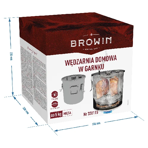 18 L Indoor smoker pot  for a gas cooktop - 10 ['smokehouse in pot', ' way of smoking fish', ' smoking cheese', ' smoking meat', ' smoking fish', ' home smoking', ' smokeless smoking', ' smoked salmon', ' smoked chicken', ' smoked carp', ' home smoking', ' home smoking', ' 18 litre pot for gas cooker', ' smokehouse for gas cooker']