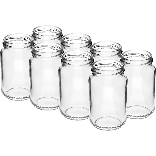 190 ml twist off glass jar with coloured lid Ø53 - 8 pcs. - 5 ['jars', ' small jars', ' jar', ' glass jar', ' glass jars', ' jar with lid', ' jars for preserves', ' canning jars', ' jars for spices', ' jam jar', ' jar for jam', ' honey jar', ' jars TO 190 ml']