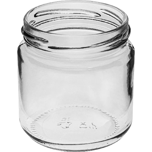 212 ml twist-off jar with black lids Ø 66 mm- 6 pcs - 4 ['set of jars', ' pickling jars', ' jam jars', ' jam jar', ' jars with screw caps', ' jars fi 66', ' jars with screw caps 4 hooks', ' jars with black caps', ' for preserves', ' for dry products']