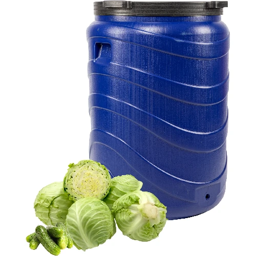 240 L Barrel / Drum , blue colour - 3 ['large pickling barrels', ' cucumber barrel', ' cabbage barrel', ' cucumber pickling barrel', ' cabbage pickling barrel', ' rain barrel', ' large sealed barrel', ' food barrel', ' barrel with screw cap', ' large plastic barrel', ' good barrel', ' blue barrel']