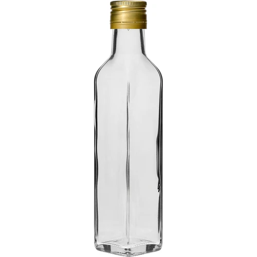 250 ml ‘Maraska’ bottle with screw cap, 6 pcs - 3 ['Maraska bottle', ' maraska bottle', ' glass bottle', ' 250 ml bottle', ' bottle set', ' glass bottles', ' vinegar bottles', ' oil bottles', ' bottles with screw caps']