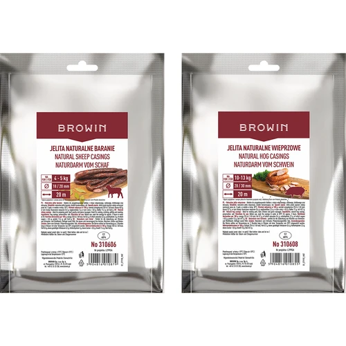 28/30 mm pork casings and 18/20 mutton casings - a set  - 1 ['for homemade sausage', ' sausage casings', ' make your own sausage', ' homemade sausage', ' for smoked sausage', ' for scalded sausage', ' pork casings', ' mutton casings', ' casings for large portion of stuffing', ' sausage casings', ' charcuterie casings', ' natural casings', ' homemade charcuterie', ' casings for stuffers']