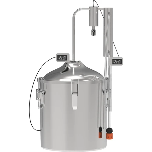 30 L classic Convex still - 1 clarifier - 2 ['Browin still', ' modular stills', ' still with clarifiers', ' modular still', ' clarifiers for stills', ' pure distillate', ' kit for distilling', ' convex lid', ' convex lid', ' distillation container with lid', ' distillation kit', ' expandable distillation kit', ' distillation on various heat sources']