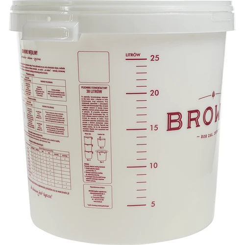 30 L fermentation container with a lid - 3 ['fermentation container', ' fermentation bucket', ' small fermentation bucket', ' fermentation container', ' fermentation container for wine', ' fermentation containers for wine', ' biowin fermentation bucket', ' browin fermentation bucket']