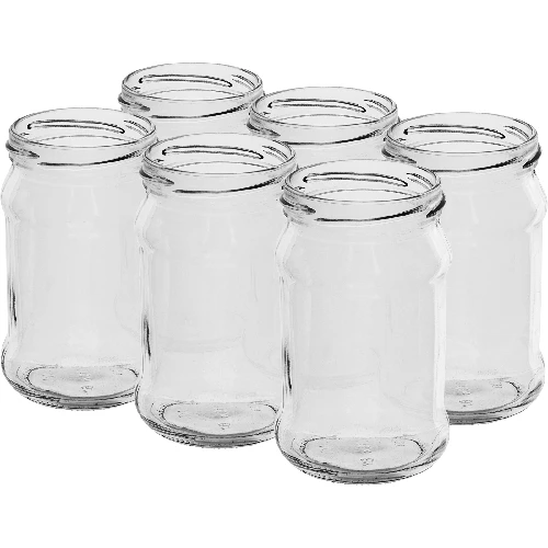 300ml Square Glass Jars With Lids