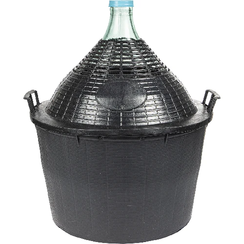 34 L wine demijohn in a plastic basket  - 1 ['Demijohn', ' wine bottle', ' wine carboy', ' for beer', ' for fermentation', ' homemade wine', ' glass carboy for wine', ' for infusion liquors', ' for mead']