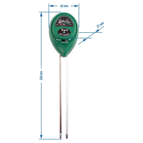 3in1 soil tester - pH, light determination , moisture - 4 ['ph measurement', ' ph meter', ' ph meter for soil', ' soil analysis', ' soil ph', ' soil ph meter', ' soil moisture meter', ' ground moisture meter', ' soil moisture measurement', ' soil moisture', ' soil moisture sensor', ' how to measure soil moisture', ' insolation', ' insolation analysis', ' insolation sensor']