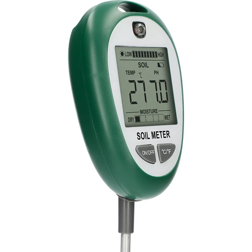 4-in-1 electronic soil tester - 5 ['electronic soil tester', ' ground moisture meter for plants', ' soil moisture meter', ' soil moisture meter for plants', ' soil acidity meter', ' soil insolation meter', ' soil temperature meter', ' optimum conditions for plant growth', ' electronic soil parameter measuring device', ' soil quality meter', ' soil moisture tester', ' multifunctional soil tester', ' modern soil meter for plants']