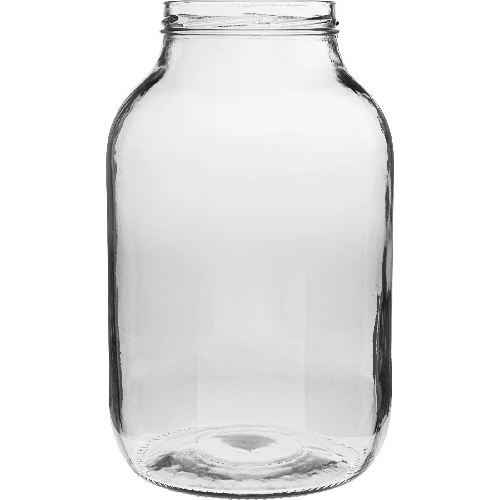 4 L jar with black screw lid Ø100 - 3 