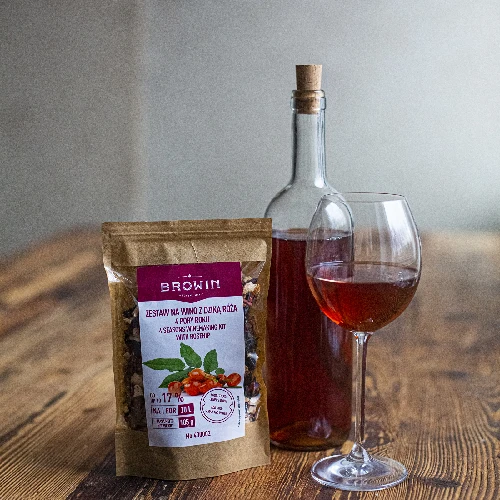 4 SEASONS wine kit - rosehip - 4 ['winemaking kit', ' dried fruit and flowers for wine', ' rosehip wine', ' blend for wine', ' winemaking kit', ' winter wine', ' winter wines', ' dried fruit and flowers for wine', ' dried mass for wine']