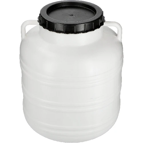 40l Barrel / Drum with handles , white colour  - 1 ['barrel for pickling', ' pickling barrel', ' cucumber barrel', ' cabbage barrel']