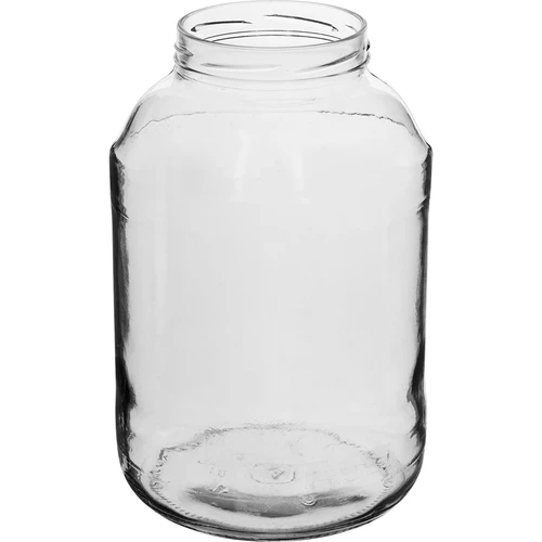 4l twist off glass jar with coloured lid Ø100 and fork or tongs - 2 ['jar', ' glass jar', ' jar with lid', ' jar for pickled cucumbers', ' jar for cucumbers', ' liqueur jar', ' jar for liqueurs', ' jar with tongs', ' cucumber tongs', ' kitchen tongs']