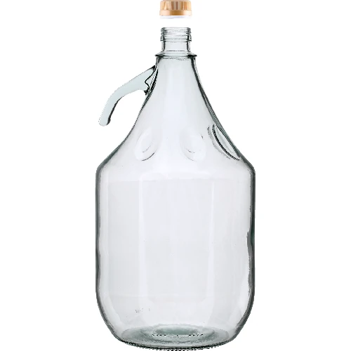 5 L carboy / gallon with screw cap - 2 ['5l bottle', ' fermenting bottle', ' fermenting rack', ' wine rack', ' wine rack', ' wine storage', ' juice bottle']