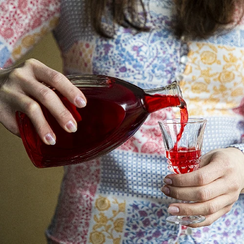 500 ml ‘Bankietowa’ bottle with a stopper - 8 ['bottle', ' bottles', ' bottle for infusion liqueur', ' bottle for moonshine', ' bottle for liquor', ' glass bottle with stopper', ' 500 mL bottle with stopper', ' bottles with stopper', ' wedding reception set', ' banquet bottle']