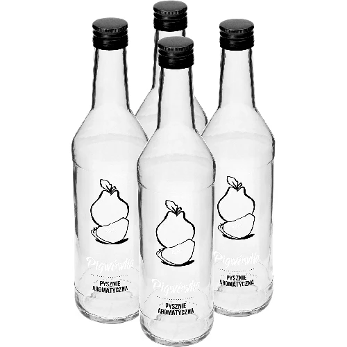 500 ml bottle with screw cap, with Quince infusion liqueur print, 4 pcs - 2 ['quince infusion liqueur', ' bottle for quince infusion liqueur', ' bottle for infusion liqueurs', ' bottles for infusion liqueurs', ' bottle with screw cap', ' bottles with print', ' glass with print', ' glass bottles', ' glass bottles with screw caps']