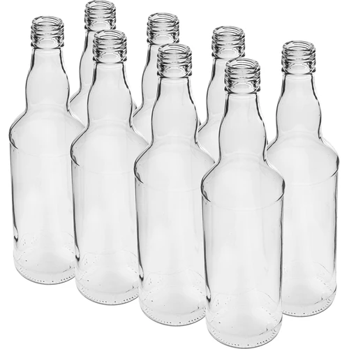 500 ml vodka bottle - 8 pcs  - 1 ['vodka bottle', ' vodka bottles', ' monopoly bottles', ' monopoly bottle', ' monopoly liquor bottle', ' monopoly liquor bottles', ' 500 mL bottle', ' 500 mL bottles', ' transparent bottles', ' transparent bottle', ' juice bottle', ' bottle with screw cap', ' bottles with screw caps', ' infusion liqueur bottles']