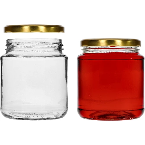 580 ml twist-off jar with golden lid Ø82/6, 6 pcs - 3 ['jars', ' jar', ' set of jars', ' containers', ' glass containers', ' storage jars', ' kitchen jars', ' glass jars', ' jars with metal lid', ' jar for food storage', ' jars for preserves', ' jars for herbs', ' jars for coffee', ' jars for tea', ' dishwasher-safe jars', ' glass jar', ' jar with lid', ' set of jars', ' jars for jams']