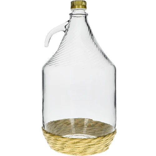 5l wicker wrapped carboy / gallon with screw cap "Dama" - 2 ['wine demijohn', ' demijohn for wine', ' wine carboy', ' wine bottle', ' bottle for wine', ' wine container', ' tinted glass demijohn for wine', ' tinted glass demijohn', ' tinted glass demijohn for wine', ' 50l wine demijohn', ' 50l wine demijohn castorama', ' 50l demijohn for wine', ' 50l demijohn for wine castorama', ' wine demijohn', ' wine demijohn castorama', ' carboy in wicker', ' carboy in wicker basket ']