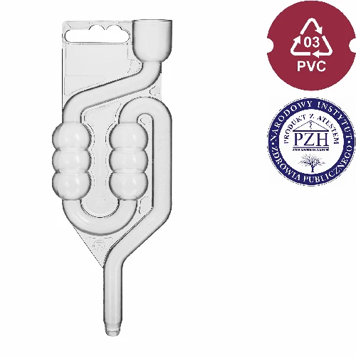 6-chamber plastic airlock - 2 ['airlock', ' shatterproof airlock', ' plastic airlock', ' large airlock', ' airlock for fermentation', ' airlock for wine', ' airlock for batches', ' airlock for brine-pickling', ' browin 6-chamber airlock']