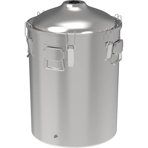 60 L modular electric Convex still - Perun XXL - 9 ['Browin still', ' modular stills', ' still with clarifiers', ' modular still', ' clarifiers for stills', ' pure distillate', ' kit for distilling', ' convex lid', ' convex lid', ' distillation container with lid', ' distillation kit', ' expandable distillation kit', ' distillation on various heat sources', ' 60 L still', ' cold fingers']