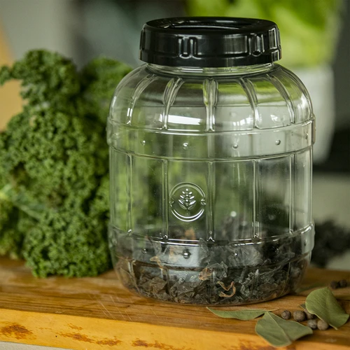 A multifunctional 3 L jar with a black twist-off lid - 9 