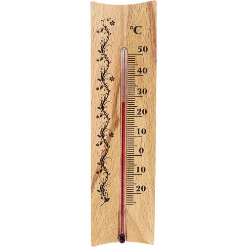 Traditional Wooden Room Thermometer To Measure Room Temperature