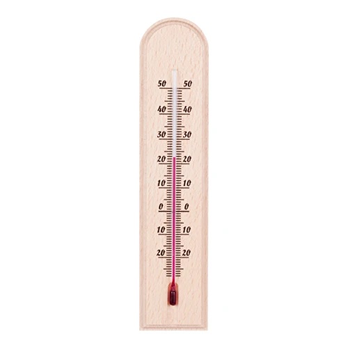 A room thermometer with a pattern (-20°C to +50°C) 18cm mix - 2 ['indoor thermometer', ' room thermometer', ' thermometer for indoors', ' home thermometer', ' thermometer', ' wooden room thermometer', ' thermometer legible scale', ' thermometer with reinforced capillary', ' thermometer with pattern', ' thermometer with visual art']