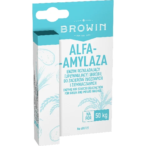 Alpha-amylase for grain and potato mashes  - 1 ['Enzyme for starch liquefaction', ' mash', ' potatoes', ' cereal steeping', ' potato distillates']